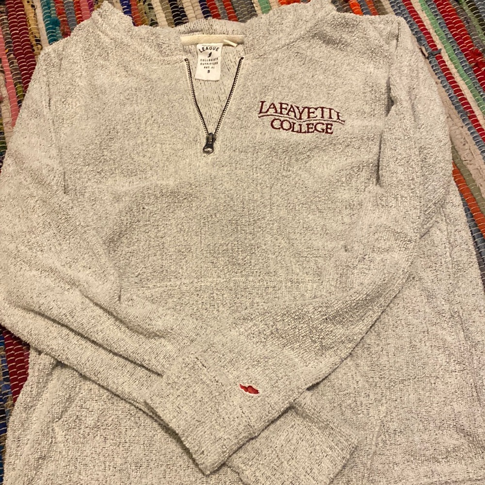 towel 3/4 zip up lafayette college